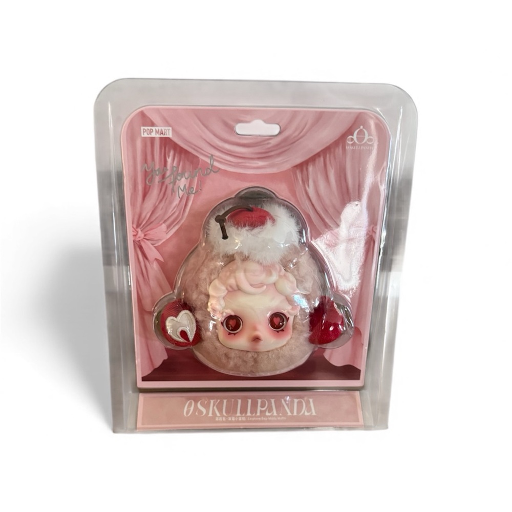 POP MART SKULLPANDA You Found Me! Series Moldy Muffin Portable Earbuds Case